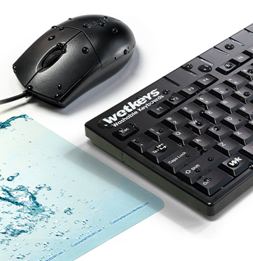 Complete Washable Bundle with Computer Keyboard and Mouse
